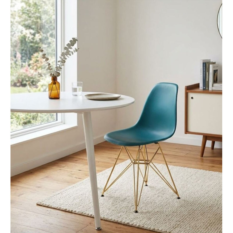 Chaise en polypropylène Saturn, Paon