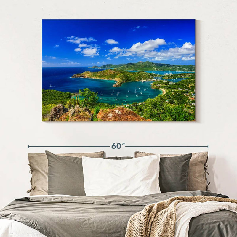 Kavia Shirley Heights Antigua, H 34 po x l 51 po