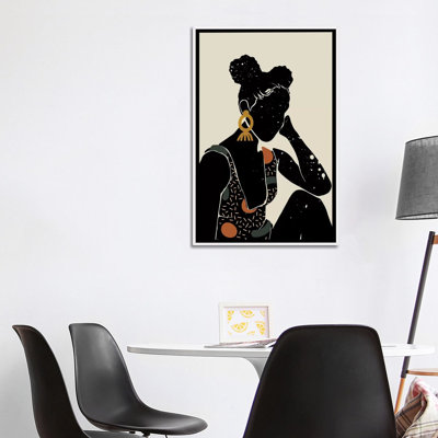 Black Hair VI - impression d'art graphique