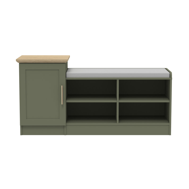 Storage Bench, Light Grey