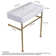 Sarlai 35.4 Ceramic Console Sink White Basin Bathroom Sink with Overflow