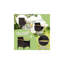 Ensemble de canapé d'extérieur en rotin Patiojoy - Ensemble de conversation avec table basse, coussins amovibles et accoudoirs en bois d'acacia, blanc cassé