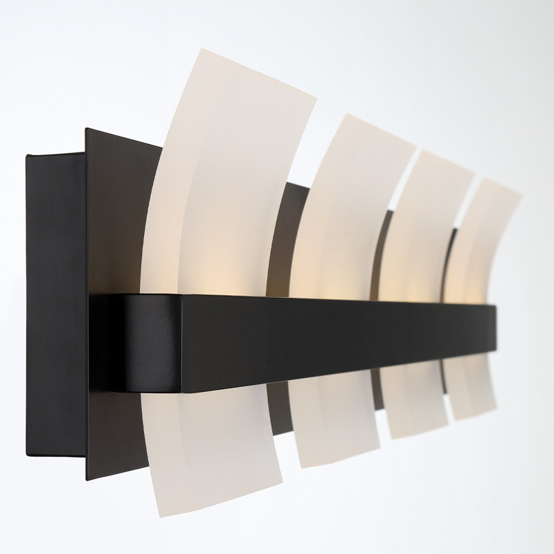 Coiffeuse 4 lumières Cambridge en noir