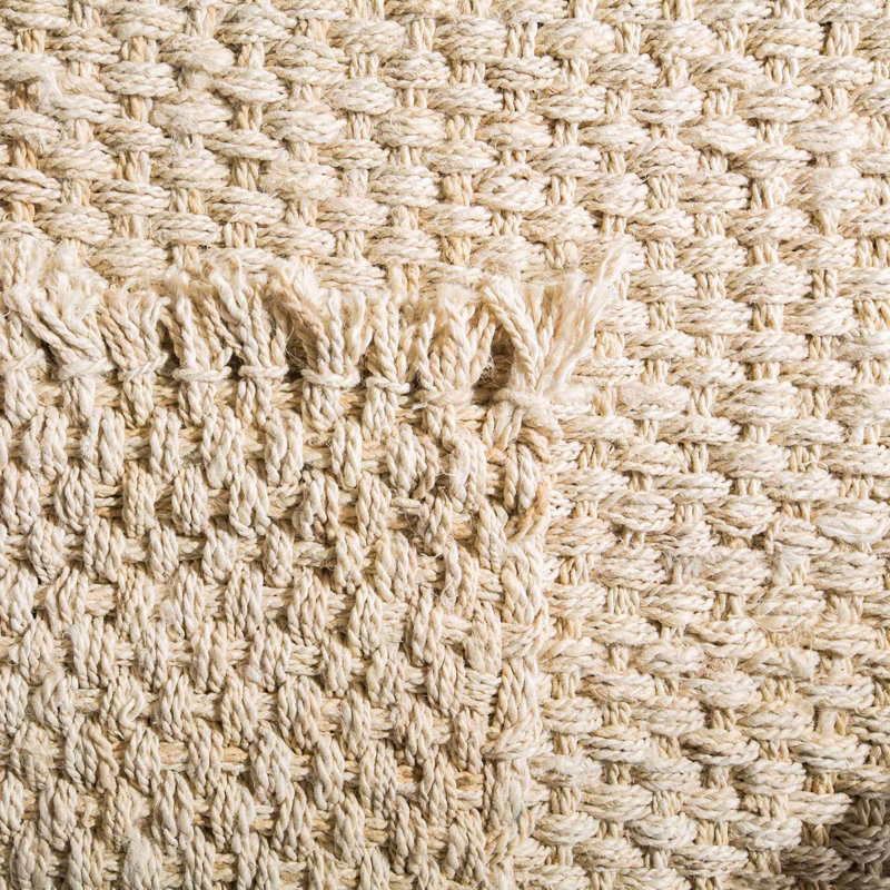 Ralph Lauren Acadia Jute Jute Solid Color Rug, Rectangle 4' x 6'