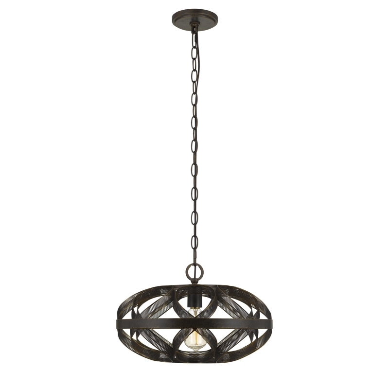 Luminaire suspendu géométrique à 1 lumière Bakker