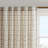 1 PCS 50x108" Plaid Rod Pocket and Back Tab Curtain Panel with Fleece Lining-123100783