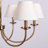 6-Light Dimmable Traditional/Classic Chandelier