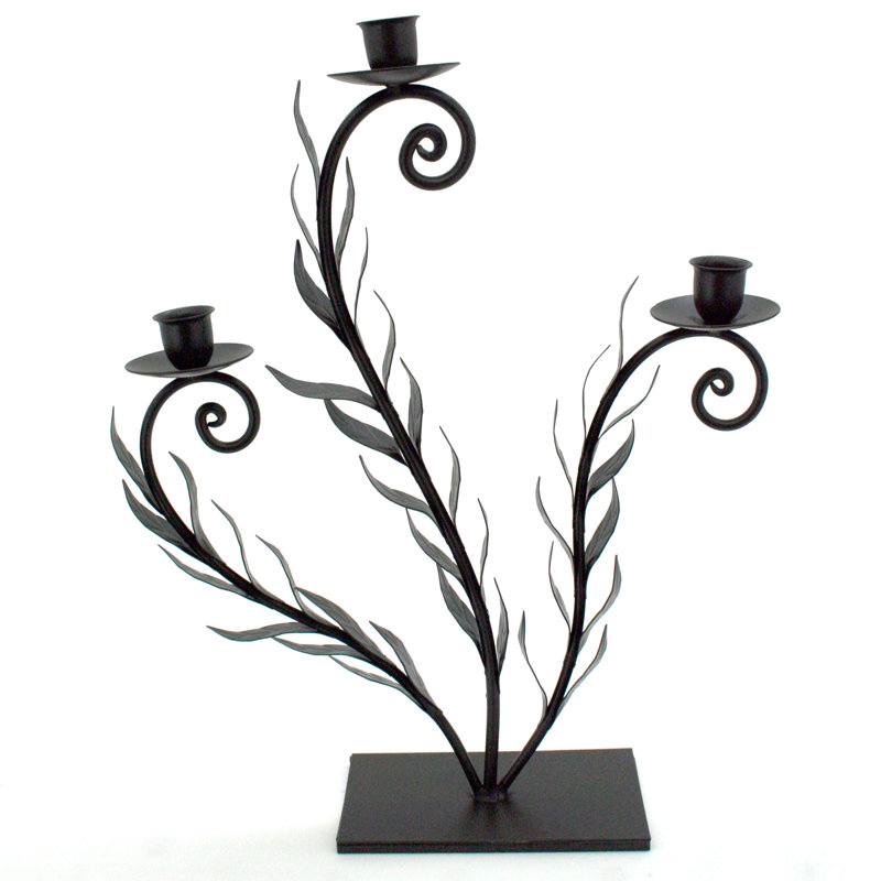 16'' H Metal Tabletop Candelabra