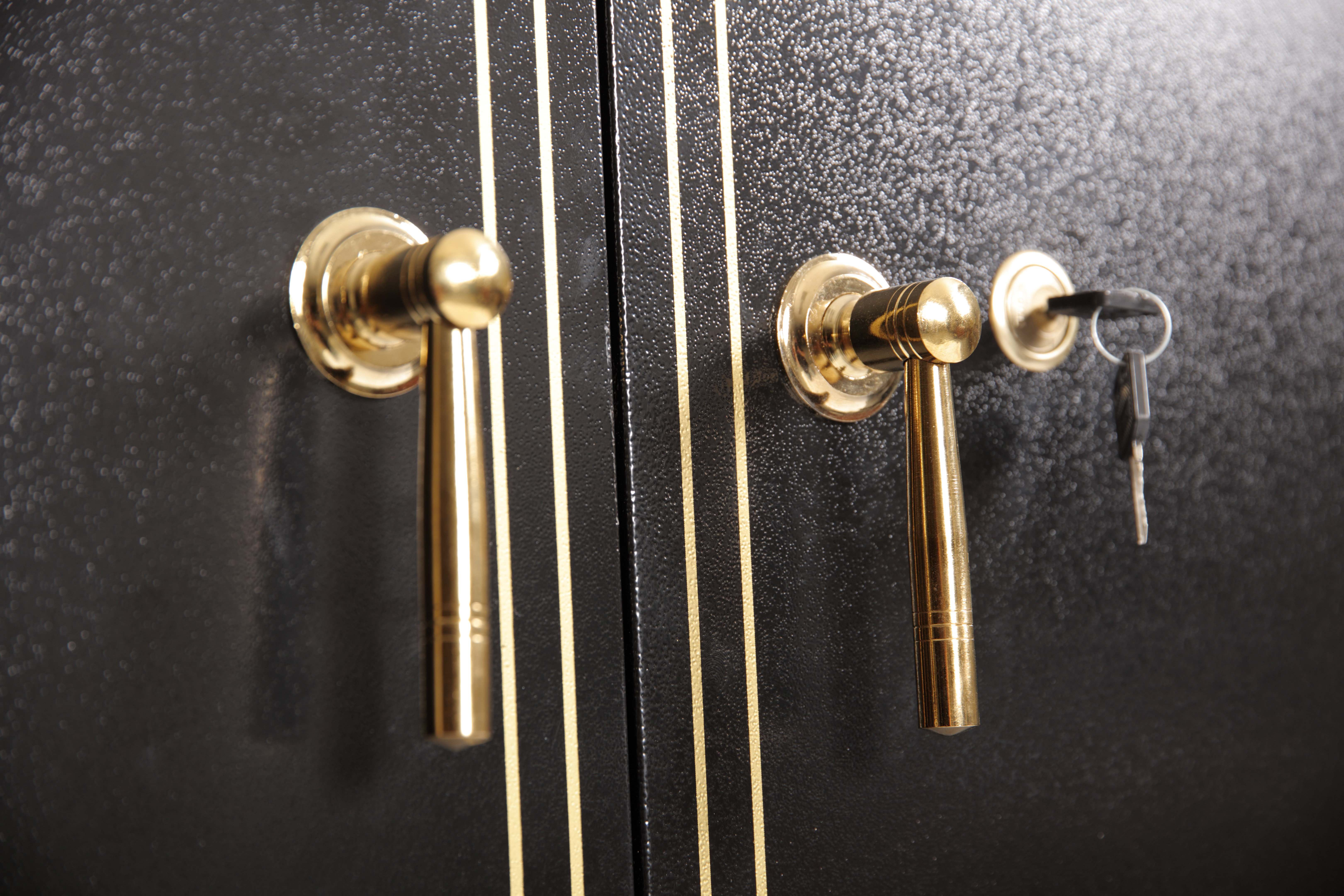 American Furniture Classics Woodmark Metal Gun Safe with Key