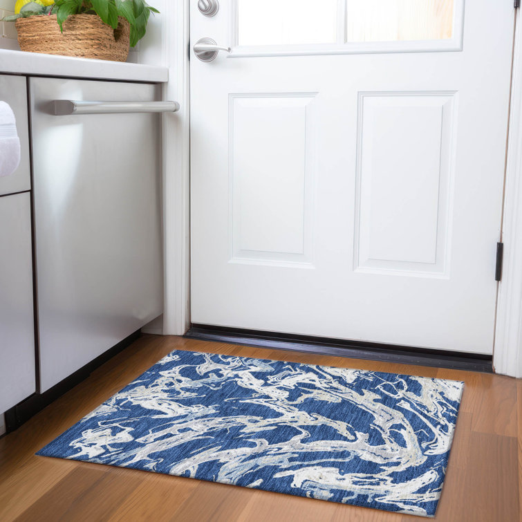 Premium Machine Washable Corum AMF1035 Abstract Rug