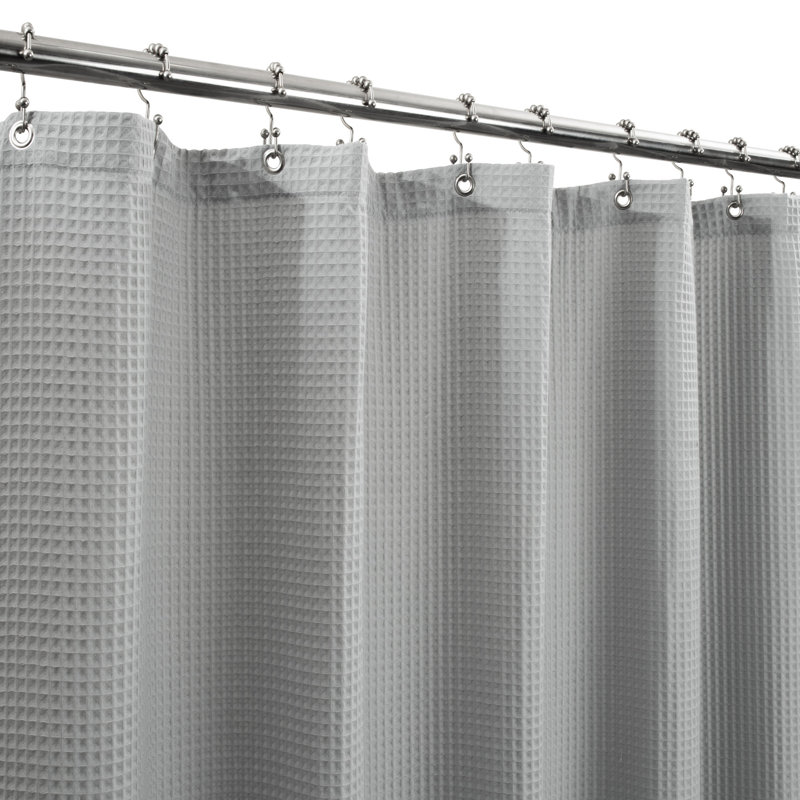 Rideau de douche Cottingham, Gris clair, H 72 po x l 72 po