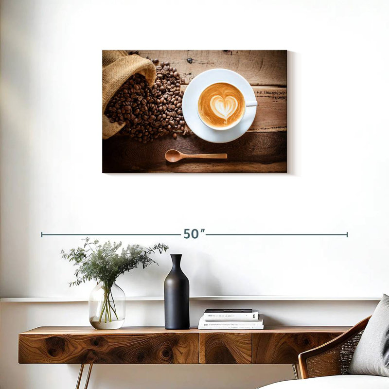 Yarlin Latte Coffee, 20" H x 30" W