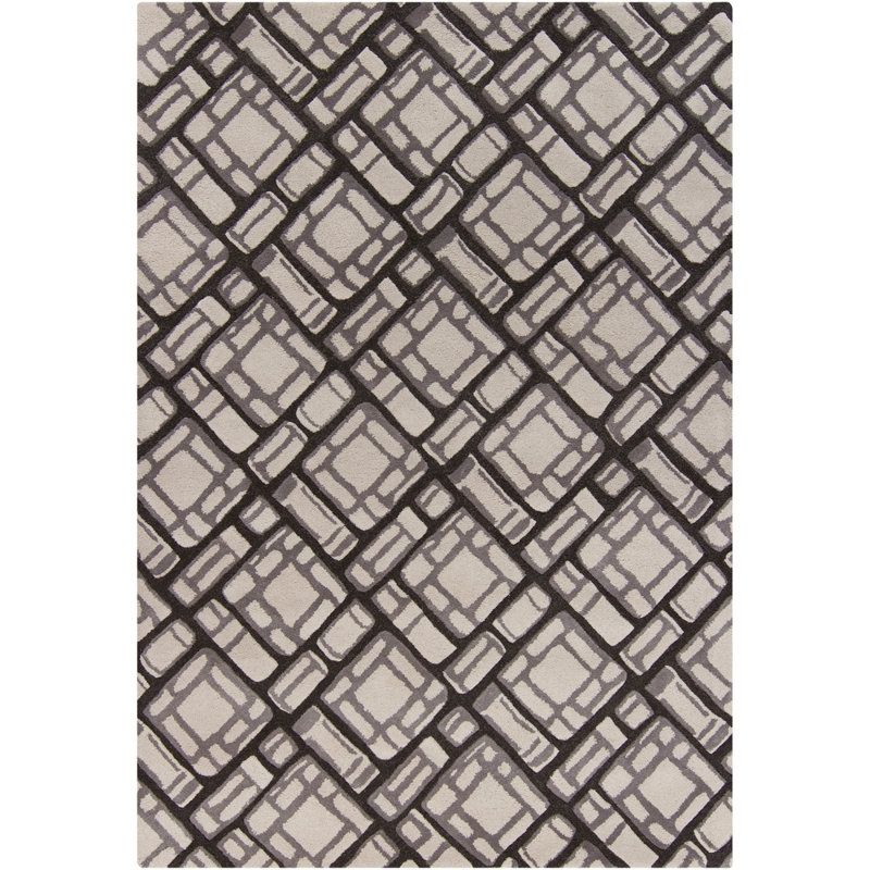 Christis Wool Abstract Indoor Rug, 5' x 7'