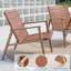 Ensemble de 2 chaises d'extérieur 2 pièces