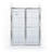 Newport Series - W x 70'' H Bypass Door Framed Shower Door with No-38785726-38785727