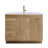 42 " W Freestanding Standard Free Standing 1 Single Vanity Bathroom Vanity With Acrylic Top-86804003