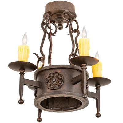 Lorenzo 4 - Light Semi Flush Mount