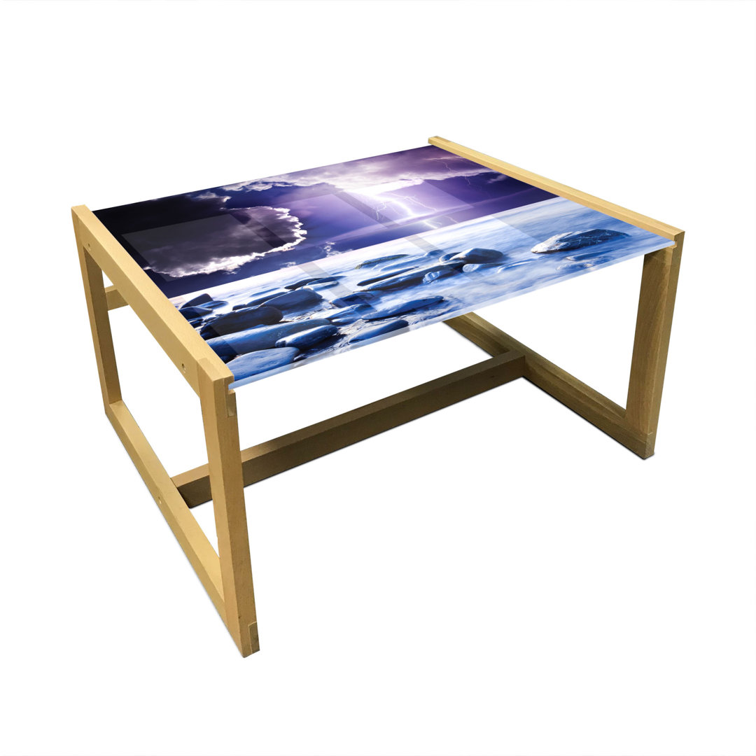 Couchtisch, Mystic Dark Sky-Landschaft, Natur, Blau Lila