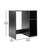 Space-Saving Mini Fridge Organizer Shelf with Cubby Storage-2014749430