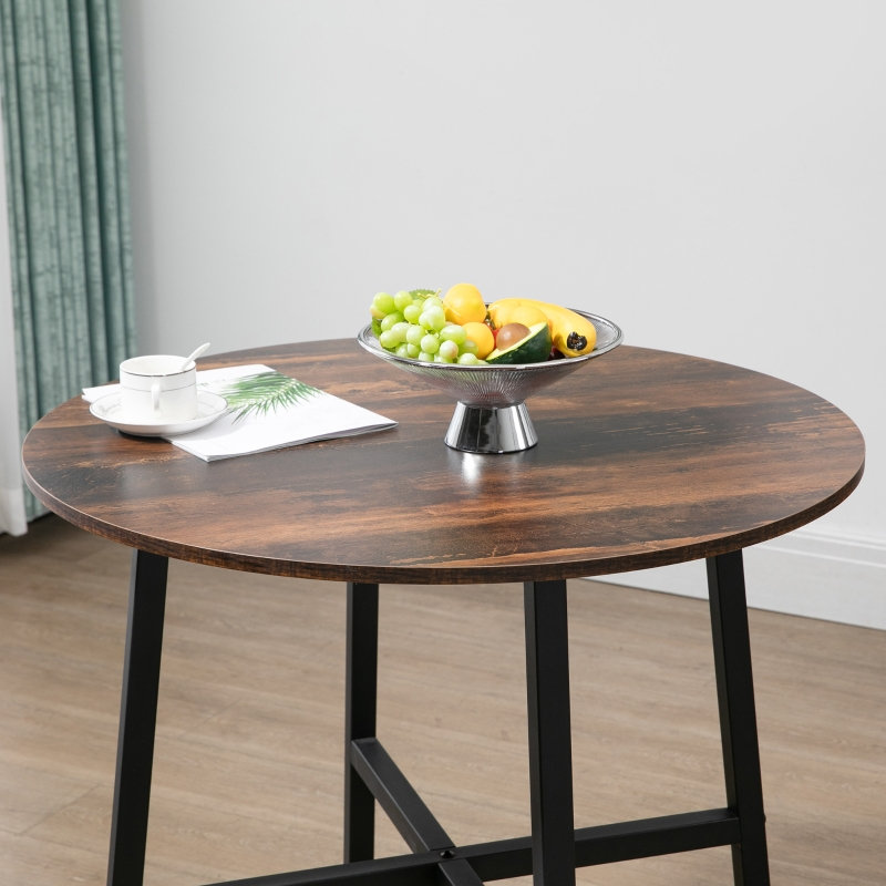Metal Base Dining Table