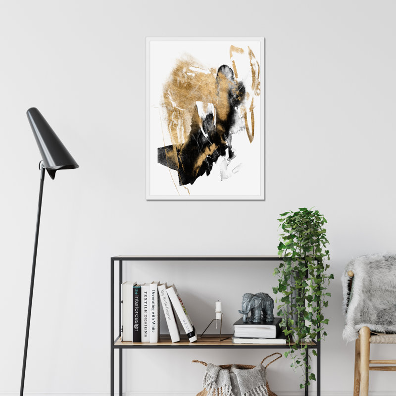 Splash I by Jennifer Goldberger - Print, 80cm H x 55cm W, White Framed Paper Print