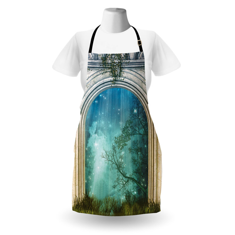 Tablier East Urban Home Forest unisexe, porte étoile, taille adulte, bleu beige