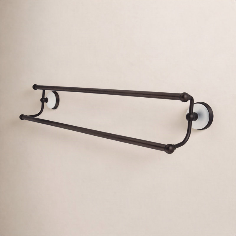 Victorian 24" Dual Towel Bar, Oil Rubbed Bronze