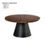 Table basse ronde contemporaine 1pc