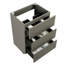Stylish Storage Cabinet For Bathroom, Floor Cabinet With Three Storage Drawers-833871929