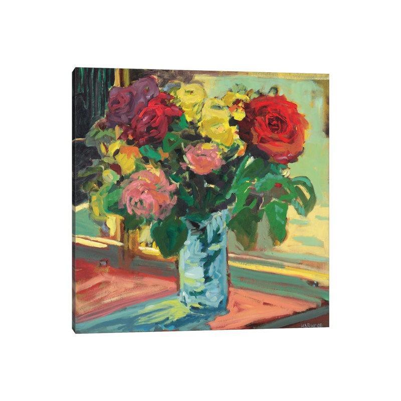 Window Sill II by Jennifer Harwood - Wrapped Canvas Painting, 30.48 cm H x 30.48 cm W