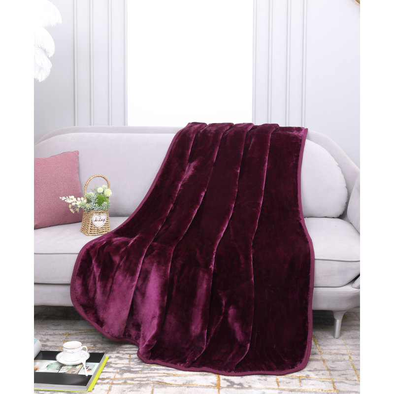 Bernestine Throw Blanket, W150 x L200cm, Purple