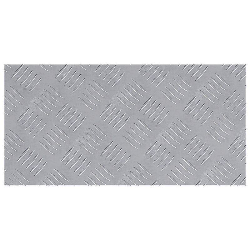 Stair Treads Silver Aluminium 0.2 Cm Aluminium Tread, Rectangle 25cm x 50cm