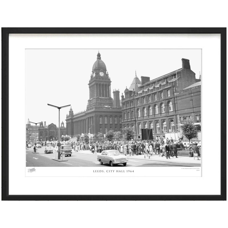 Leeds, City Hall 1964 - Single Picture Frame Print, 45cm H x 60cm W x 2.3cm D