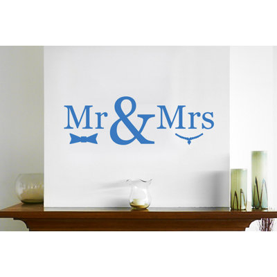 Mr Mrs Wall Sticker