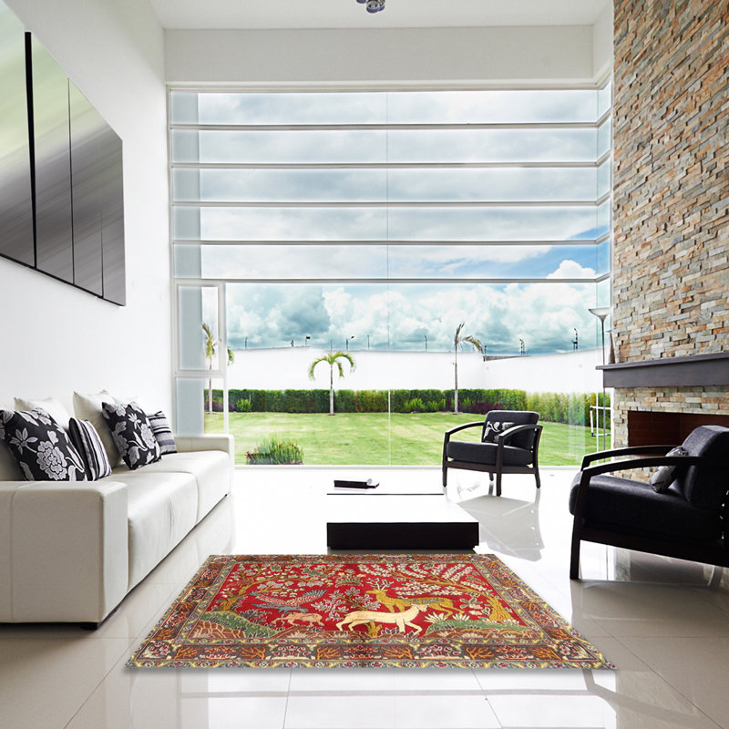 Oriental Indoor Rug, Square 7'