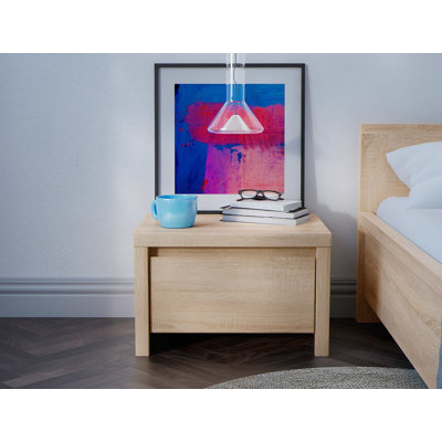 51cm W Composite Bedside Table