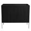 Meuble-lavabo en chêne foncé 36 po, surface de rangement hydrofuge 36 po, aspect moderne - couleur