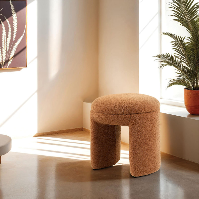 Salon contemporain de style contemporain brun 1 pièce, Mélange de bruns