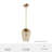 Vidria 1 - Light Single Jar Pendant-99661694-99661692