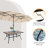 Leonard 6 - Person Wicker Patio Dining Set with Rectangular Table , Cushions Included-1330524187