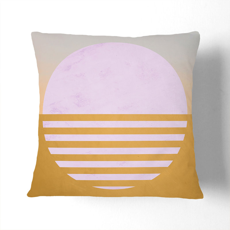Abstract Sunset Scatter Cushion, 40cm H x 40cm W x 15cm D