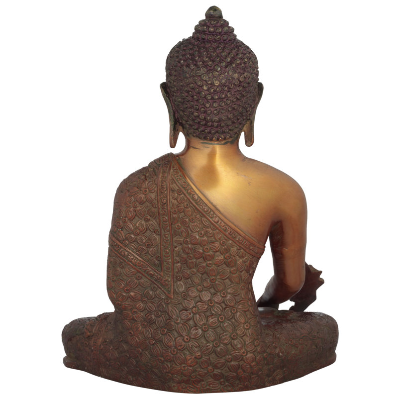 Statue Morea Bhaishajyaguri, Cuivre / brun