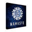 « yoga symbol namaste », reproduction d’impression sur toile tendue-26855981