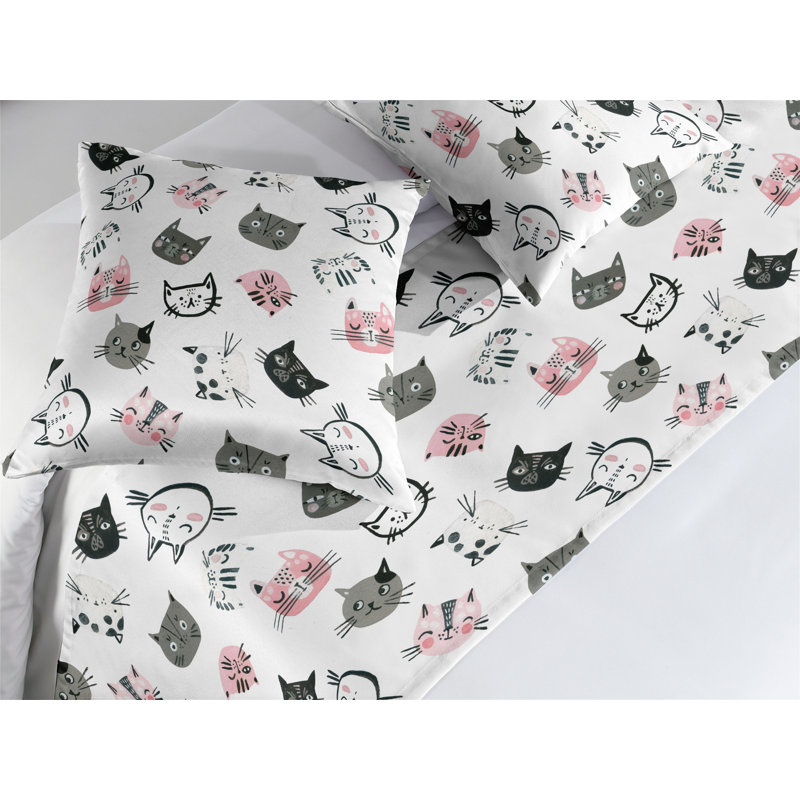 Ensemble de chemin de lit pour chat Ambesonne, Très grand lit