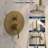 Calder Dual Function Complete Shower System with Rough in-Valve-98287148