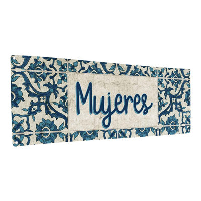 Mujeres Metal Sign