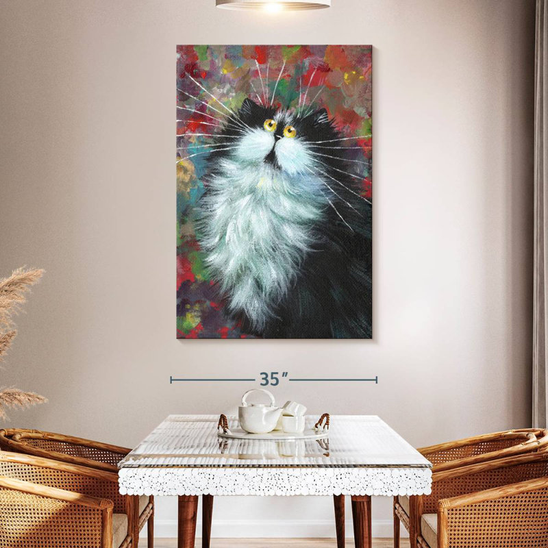 Brampt Zen Cat, 51" H x 34" W