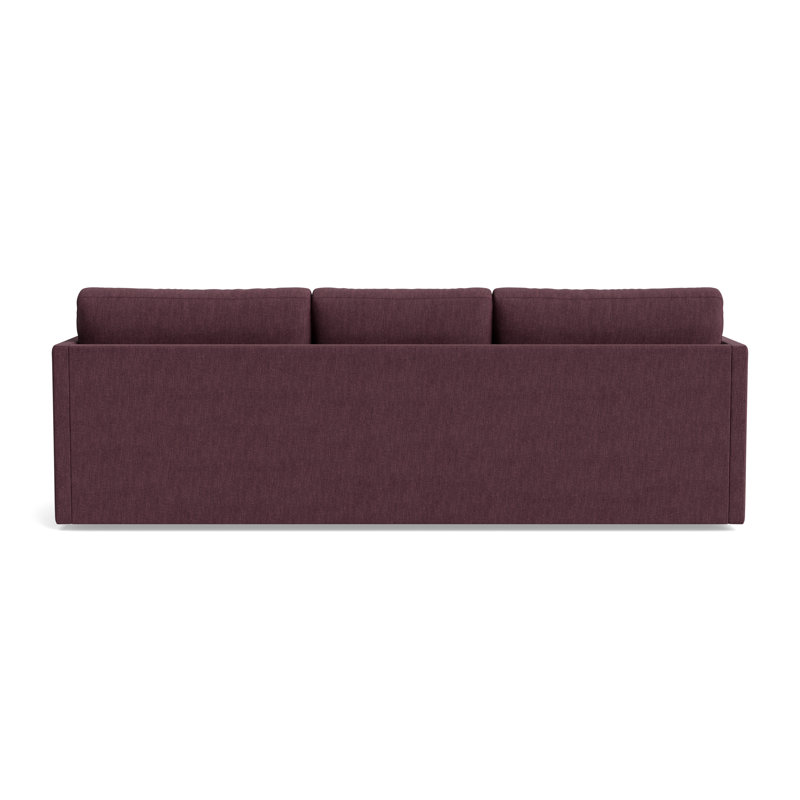 Fairfax Sofa (95"), Performance Weave - Aubergine
