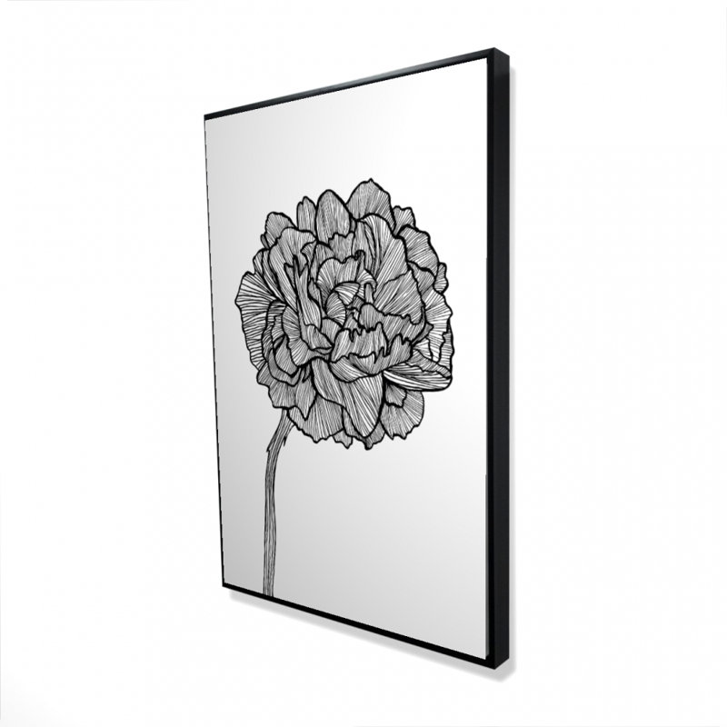 «Peony Line» sur toile