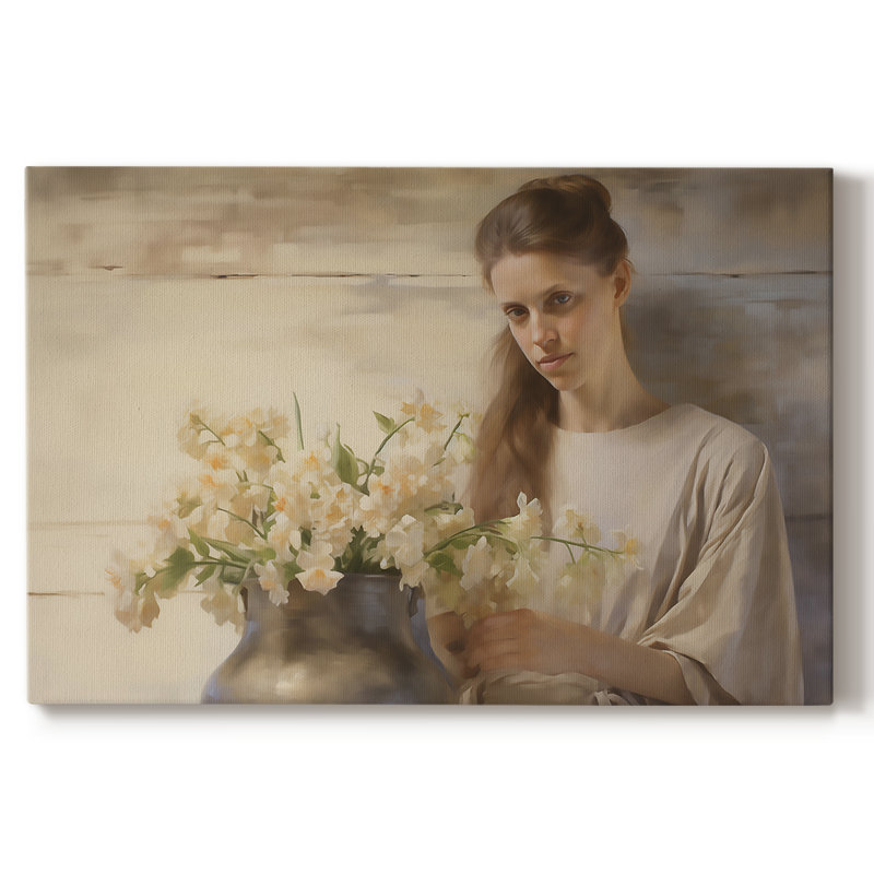 Beautiful Women-IX -Gallery Wraraped Cavas, 12 x 18